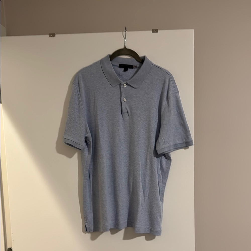 Banana Republic Light Blue Men's Polo Shirt